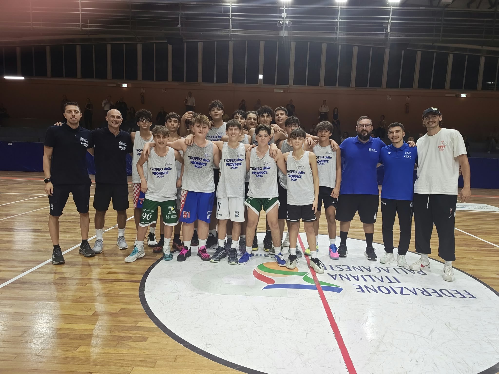 Trofeo delle Province: L'Avellino Basket festeggia i suoi giovani talenti e coach Freda