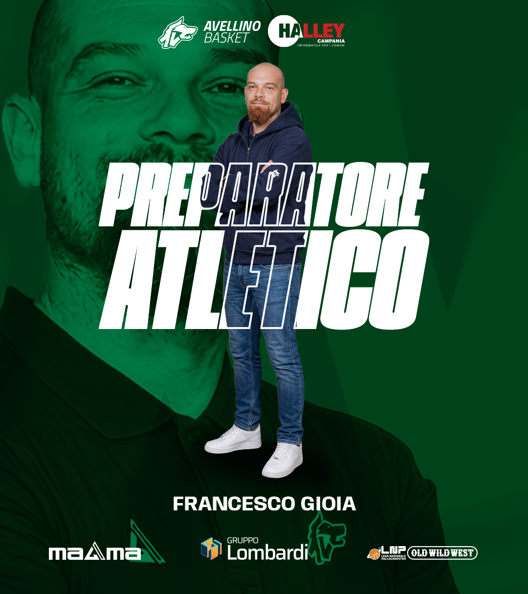 Nuovi volti nello staff dell'Halley Campania Avellino Basket: ecco il preparatore Francesco Gioia